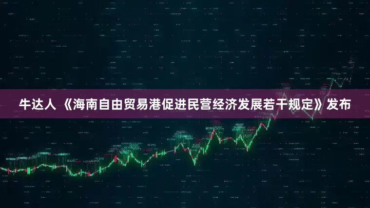 牛达人 《海南自由贸易港促进民营经济发展若干规定》发布