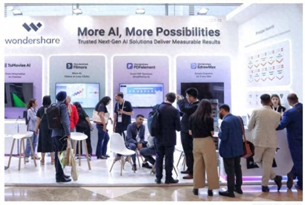 非常谋略 深拓中东市场 万兴科技(300624.SZ)AIGC软件解决方案亮相全球科技盛会GITEX GLOBAL