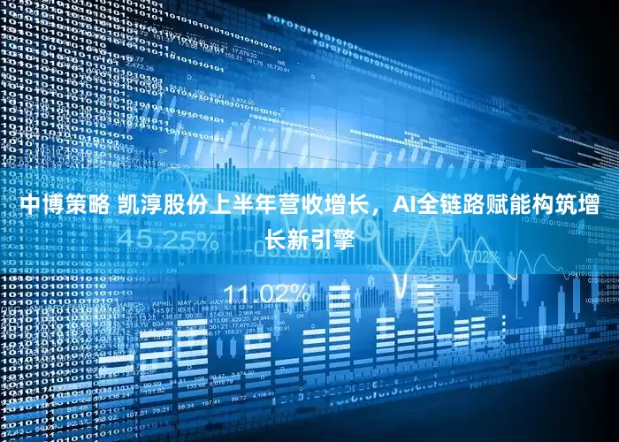 中博策略 凯淳股份上半年营收增长，AI全链路赋能构筑增长新引擎
